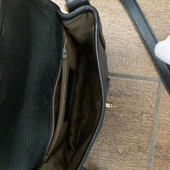 Coach - Black Leather Coach Bag - Picture 5 of 7